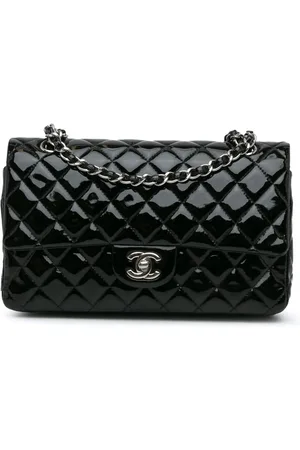 CHANEL Bolsa de hombro Medium Classic Patent Double Flap 2012-2013
