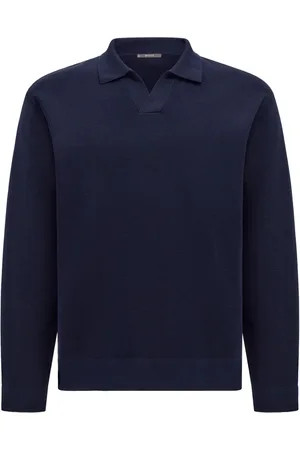 Boggi Milano Playera tipo polo tejida