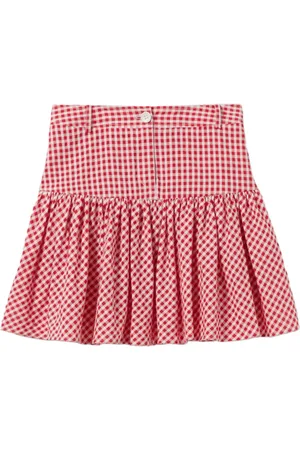 Claudie Pierlot Falda corta con motivo de cuadros gingham