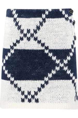 J.W.Anderson Falda corta de tejido fair isle