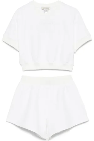 Twin-Set Set de shorts con logo en relieve