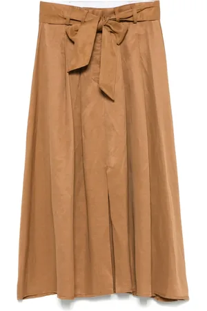 Kaos Falda midi con diseño plisado