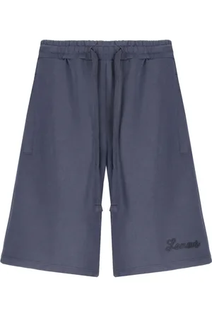 LANEUS Shorts deportivos con logo bordado