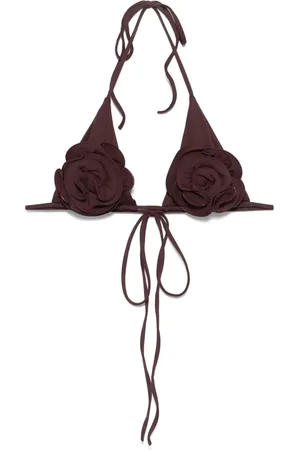 MAGDA BUTRYM Top de bikini con estampado floral