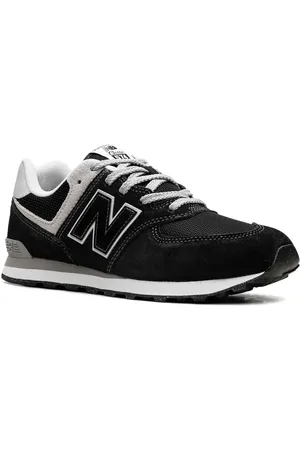 New Balance Tenis 574 GS Core Pack - Black White