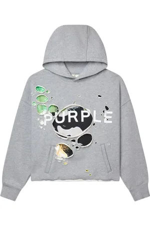 Purple Brand Hoodie Wordmark Cut Out