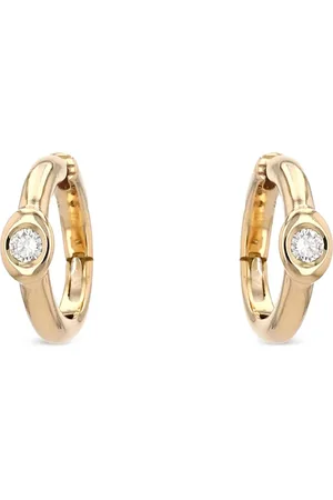 CHAUMET Arracadas en oro amarillo de 18kt con diamantes 1990 pre-owned