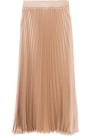 Kaos Falda midi con diseño plisado