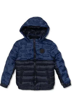 Guess Chamarra capitonada con logo
