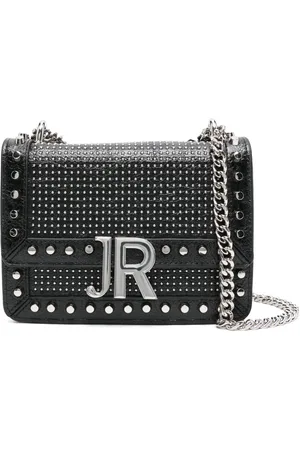 John Richmond Bolsa de hombro con apliques