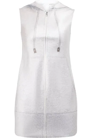 J.W.Anderson Vestido corto con capucha y cierre