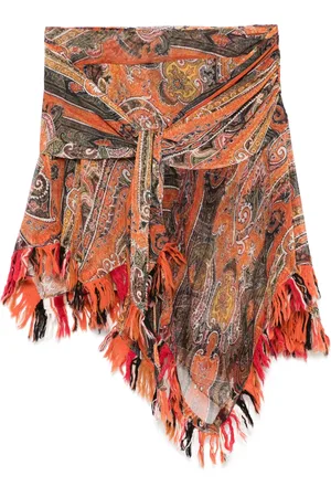Isabel Marant Falda corta con estampado gráfico