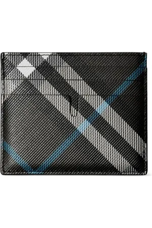 Burberry Tarjetero con motivo de cuadros