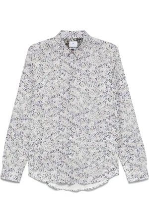 Paul Smith Camisa texturizada con estampado floral