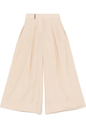 PESERICO SIGN Pantalones palazzo con pliegues