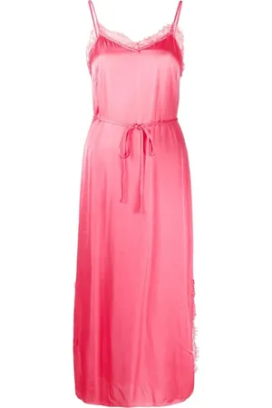 Twin-Set Vestido con detalle de encaje