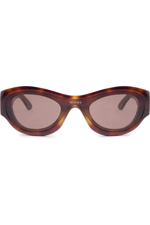 SUNNEI Lentes de sol con armazón geométrica