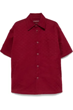 Gucci Camisa con motivo Interlocking G