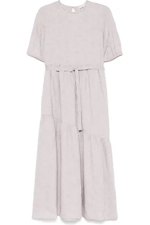 PESERICO SIGN Vestido midi con cadena Punto Luce