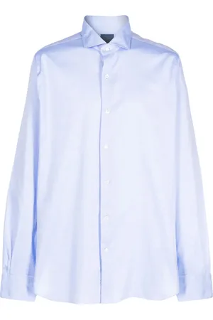 BARBA Camisa de popelina manga larga