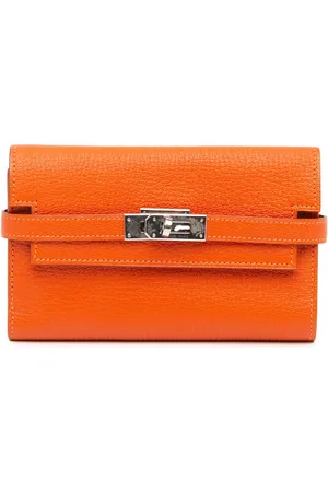 Hermès Cartera Medium Chevre Mysore Kelly Depliant Wallet 2011