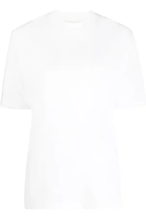 tibi Playera con cuello redondo