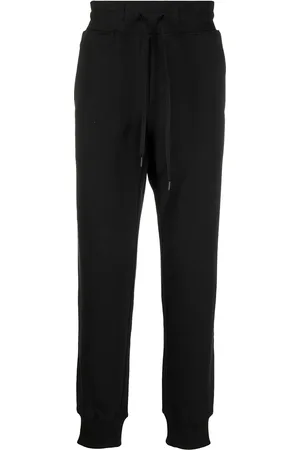 VERSACE Pants con franjas del logo