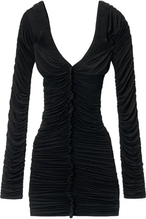 Alexander Wang Vestido corto fruncido