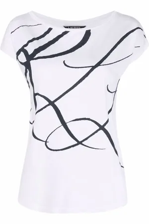 Ralph Lauren Top oversize con estampado del logo