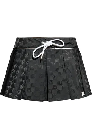 MISBHV Falda corta con monograma en jacquard