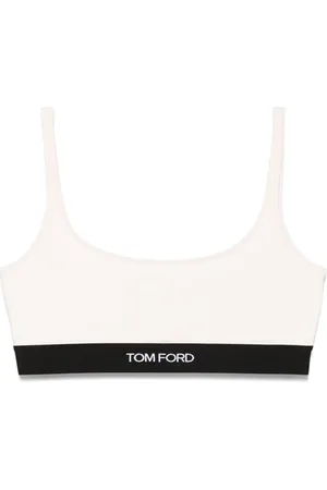 Tom Ford Bralette con logo en jacquard