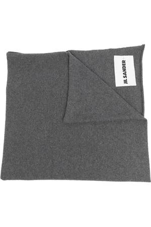 Jil Sander Mascada de cachemira con parche del logo