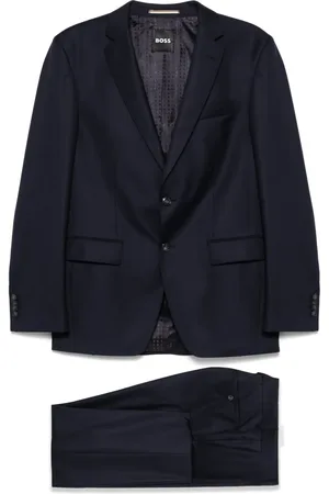 HUGO BOSS Traje con motivo pied de poule