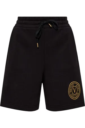 VERSACE Shorts con logo bordado