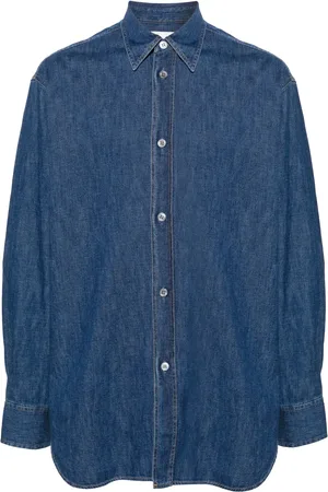 STUDIO NICHOLSON Camisa de mezclilla manga larga