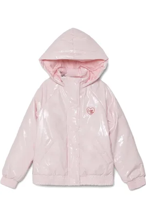 Guess Chamarra con corazones estampados