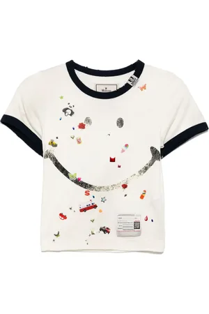 Maison Mihara Yasuhiro Playera estampada