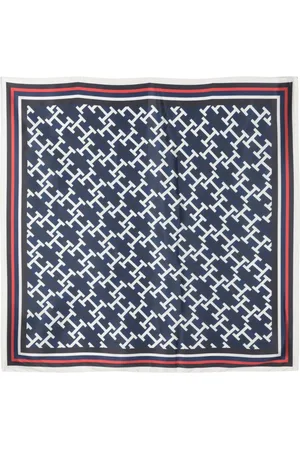 Tommy Hilfiger Mascada con efecto satinado y monograma estampado