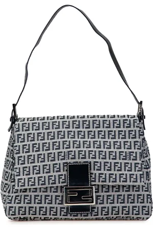 Fendi Bolsa de hombro Zucchino Canvas Mamma Forever 2000-2010