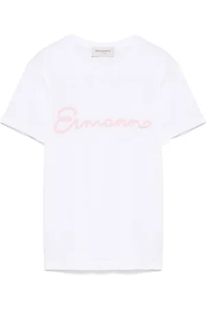 Ermanno Firenze Playera con detalles de cristal