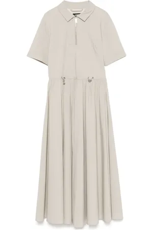 add Vestido midi con cordones