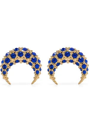 Marine Serre Aretes Pearl Moon