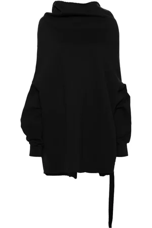 Rick Owens Sudadera con cuello desbocado