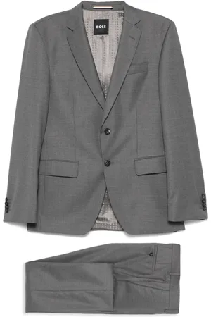 HUGO BOSS Traje con motivo pied de poule
