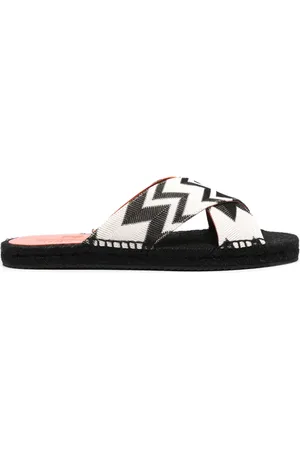 Missoni Alpargatas con tiras cruzadas