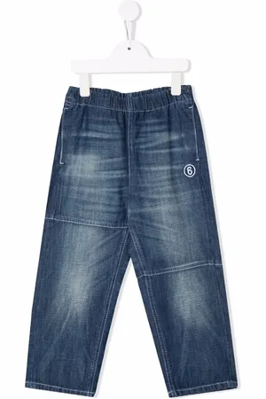 Château Lafleur-Gazin Jeans rectos con logo bordado