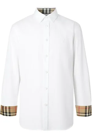 Burberry Camisa slim con motivo del monograma