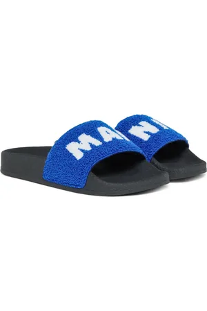 Marni Flip flops con logo en jacquard