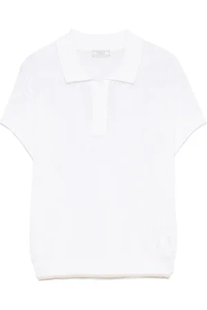 PESERICO SIGN Playera tipo polo con detalles de lentejuelas