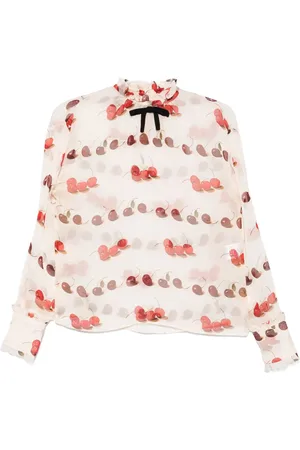 Nº21 Blusa con cerezas estampadas